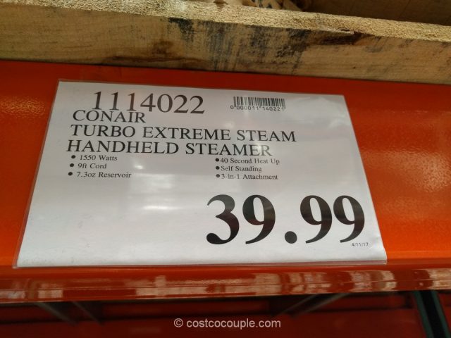 Conair Turbo Extreme Steam Handheld Steamer Costco 