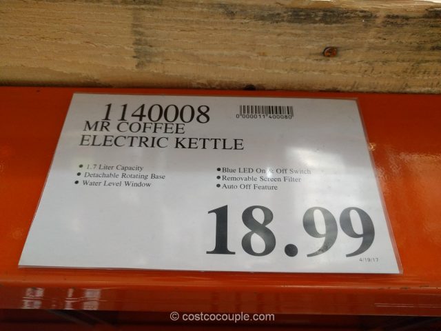 Mr Coffee Electric Kettle Costco