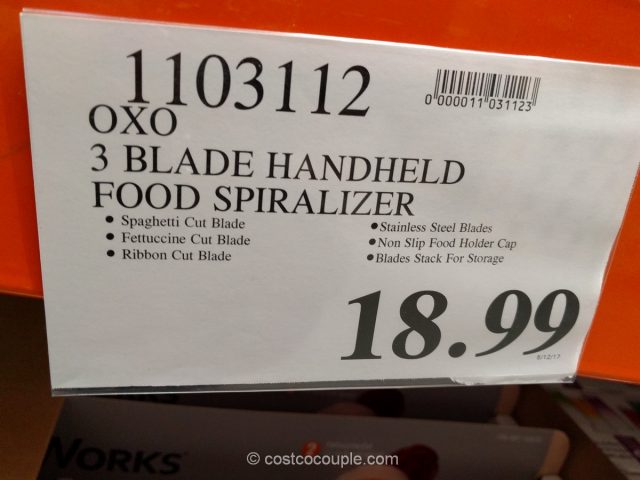 Oxo Handheld Food Spiralizer Costco 