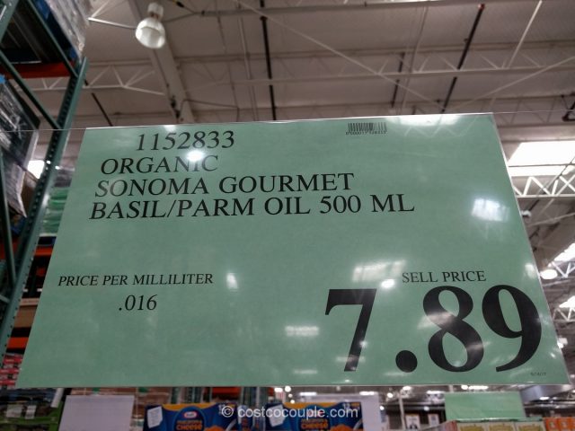 Sonoma Gourmet Organic Basil Parmesan Oil