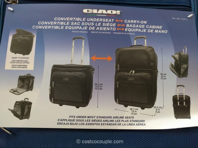Ciao Convertible Underseat Carry-On Costco 