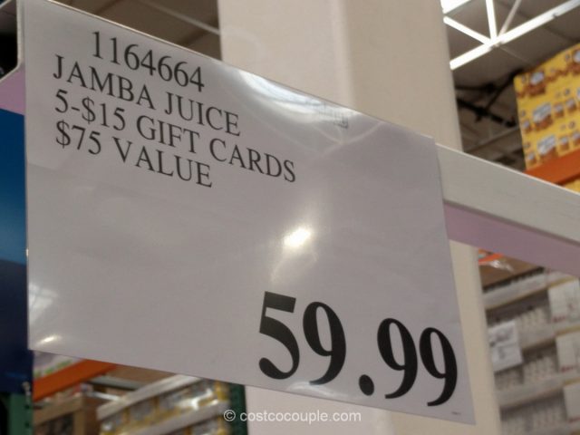 Jamba Juice Gift Card Costco 