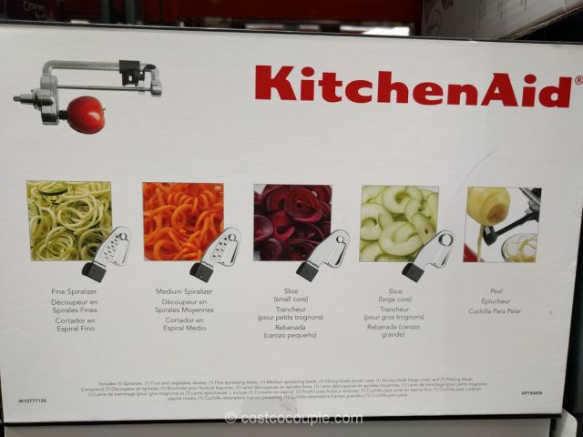 KitchenAid Spiralizer Attachment Costco 