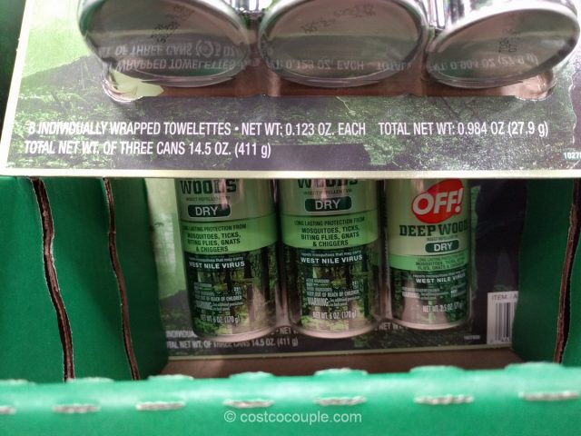 Off Deep Woods Dry Insect Repellent Costco 