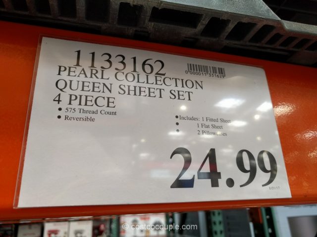 Pearl Collection Queen Sheet Set Costco 