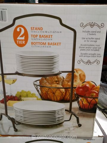 2 Tier Removable Baskets with Stand Costco 