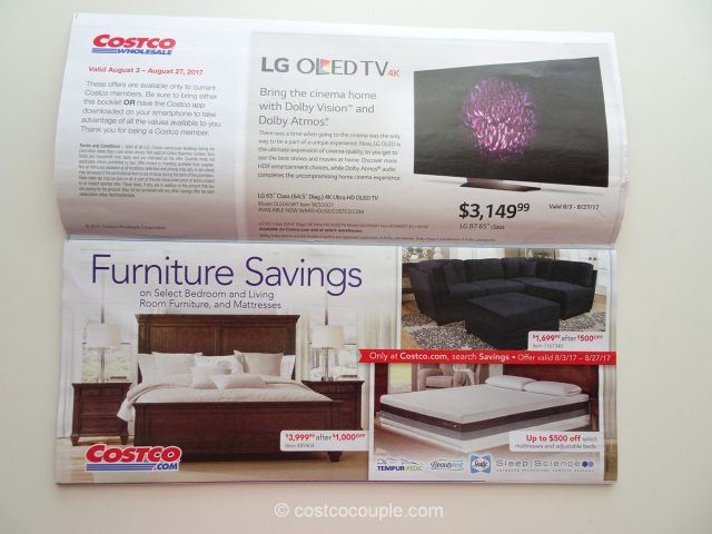 Costco August 2017 Coupon Book