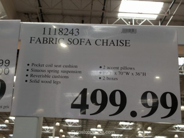 Fabric Sofa Chaise Costco 