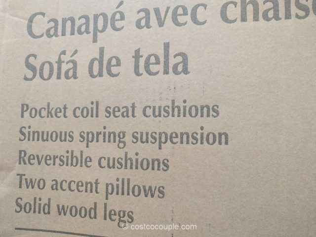 Fabric Sofa Chaise Costco 