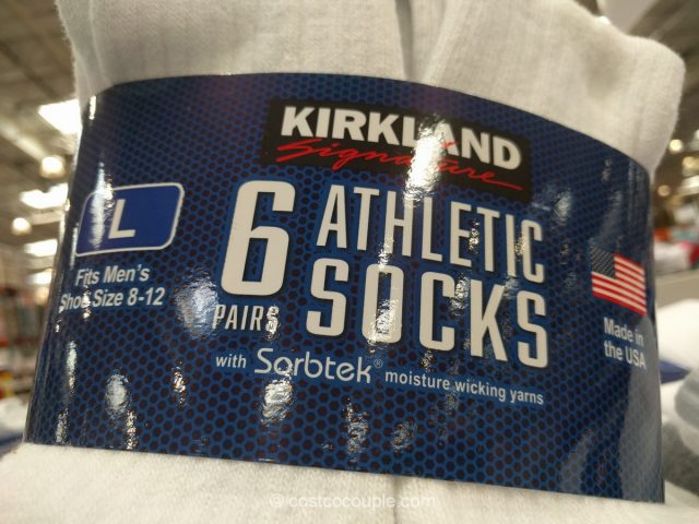 Kirkland Signature Athletic Socks Costco 