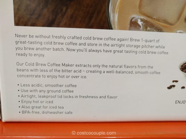 Takeya Cold Brew Coffee Maker Costco