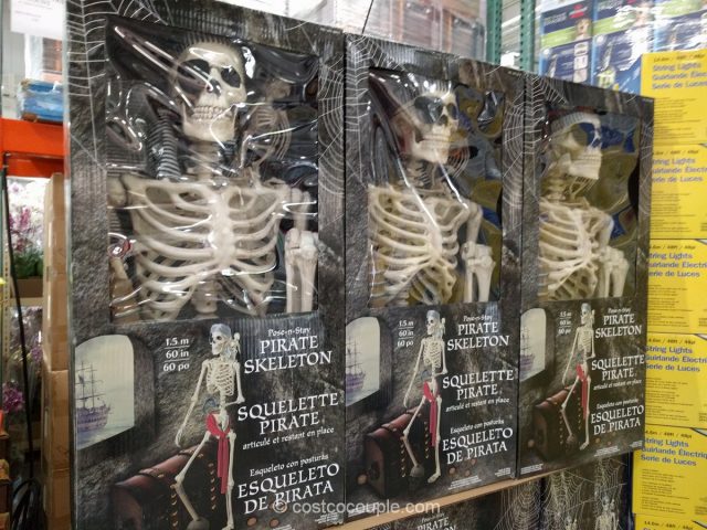 60-Inch Pose-N-Stay Pirate Skeleton Costco