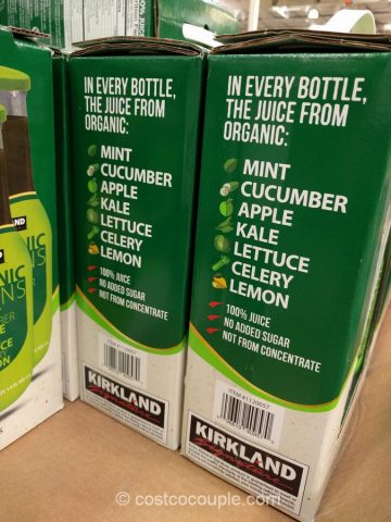 Kirkland Signature Organic Green Juice Costco