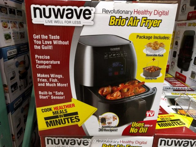 Nuwave Brio Digital Air Fryer Costco 