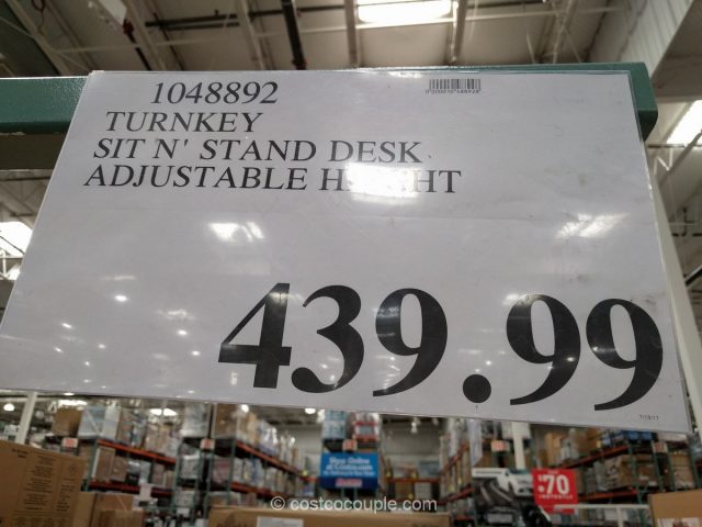 Turnkey Powered Sit and Stand Desk Costco 