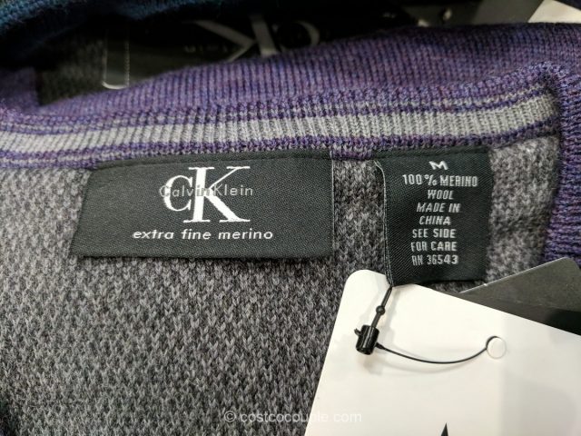 Calvin Klein Mens Extra Fine Merino Wool Sweater Costco 
