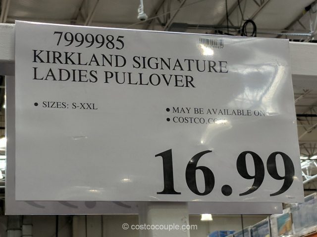 Kirkland Signature Ladies' Pullover Costco 