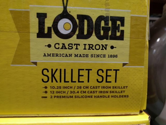 Lodge Cast Iron Skillet Set Costco 