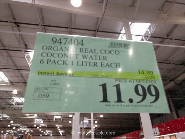 Real Coco Organic Coconut Water Costco 