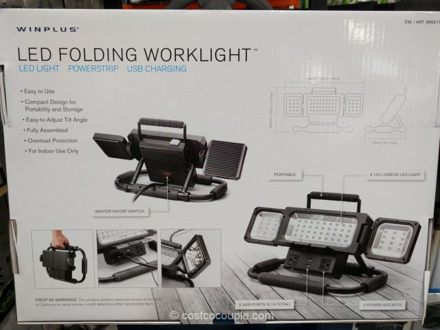 Winplus LED Folding Worklight Costco 