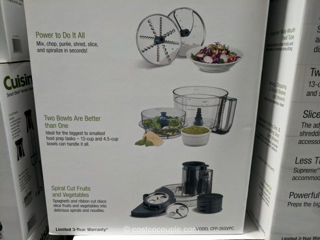 Cuisinart Elemental 13 Cup Food Processor With Spiralizer CFP-26SVPC BRAND  NEW!