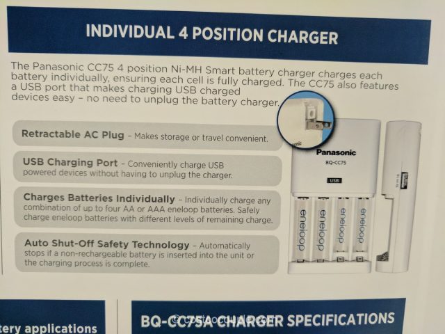 Eneloop Rechargeable Battery Kit Costco 