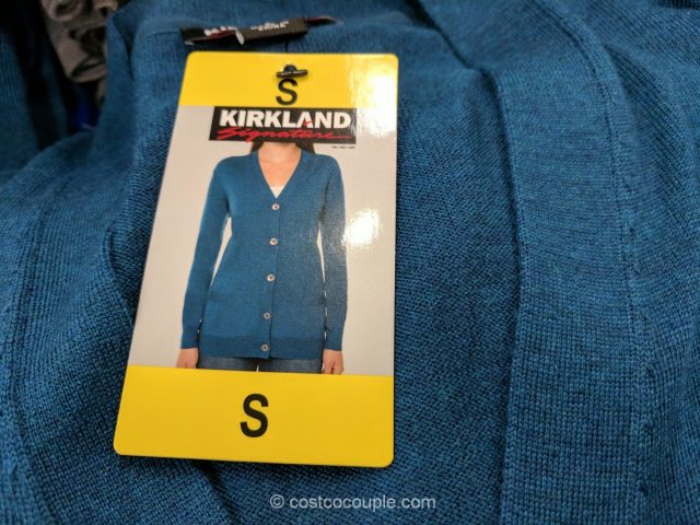 Kirkland Signature Ladies Extra Fine Merino Wool Cardigan Costco 
