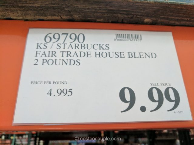 Kirkland Signature Starbucks Fair Trade House Blend Costco 