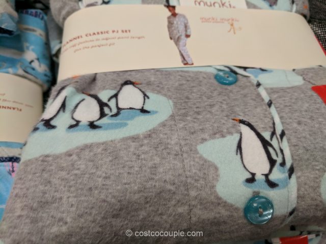 Munki Munki Ladies Classic Flannel Pajama Set Costco 