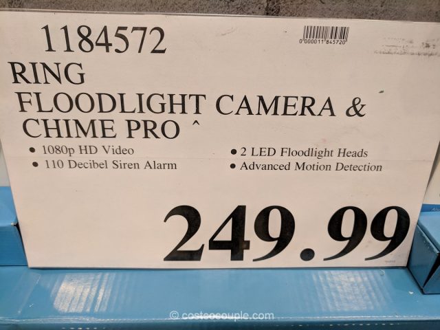 Ring Floodlight Camera and Chime Pro Costco