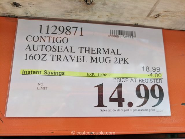 Contigo Autoseal Thermal Travel Mug Costco 