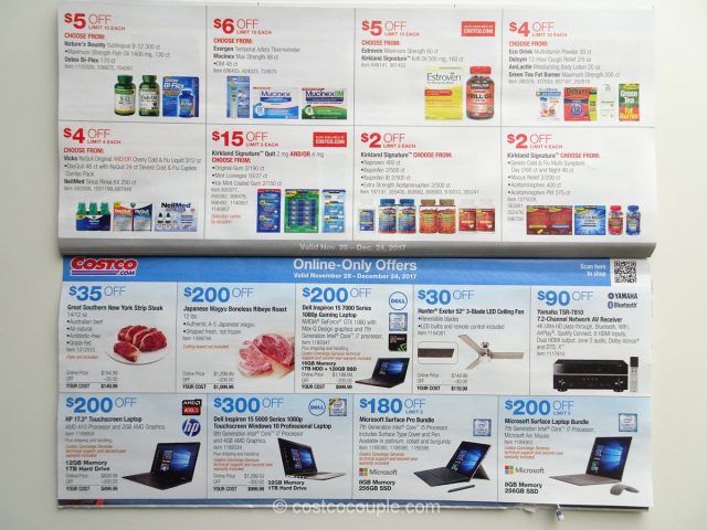 Costco December 2017 Coupon Book 11/28/17 to 12/24/17