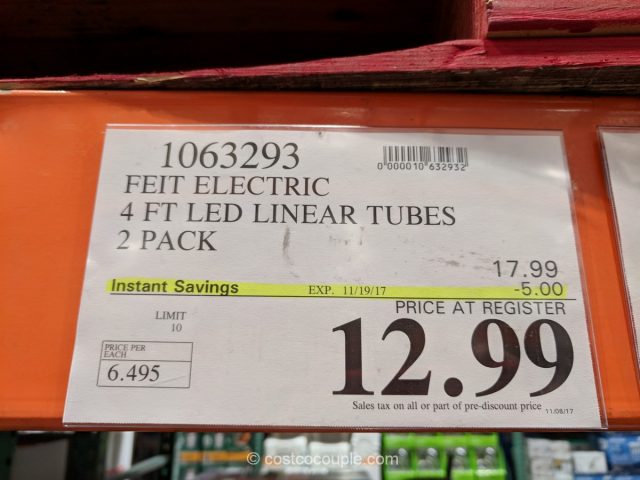 Feit Electric 4' LED tubes Costco