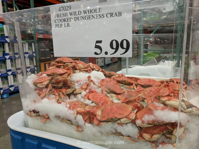 Fresh Wild Whole Cooked Dungeness Crab Costco 