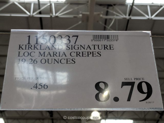 Kirkland Signature Belgian Chocolate Crepes Costco 