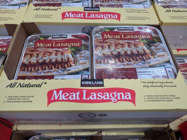 Kirkland Signature Meat Lasagna Costco