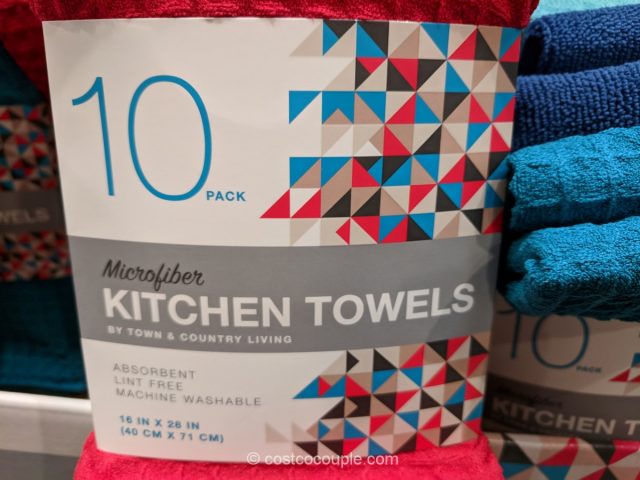 Town and Country Living Microfiber Kitchen Towels Costco