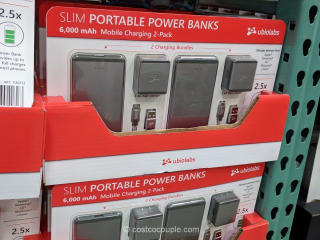 Ubio Labs Slim Portable Power Bank Costco 