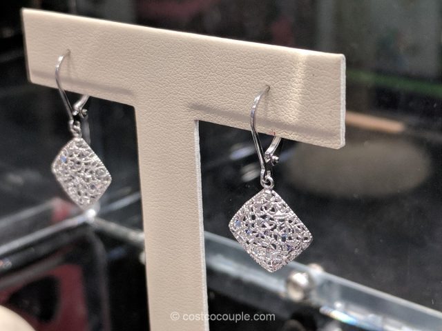 Diamond Cut Dangle Earrings Costco