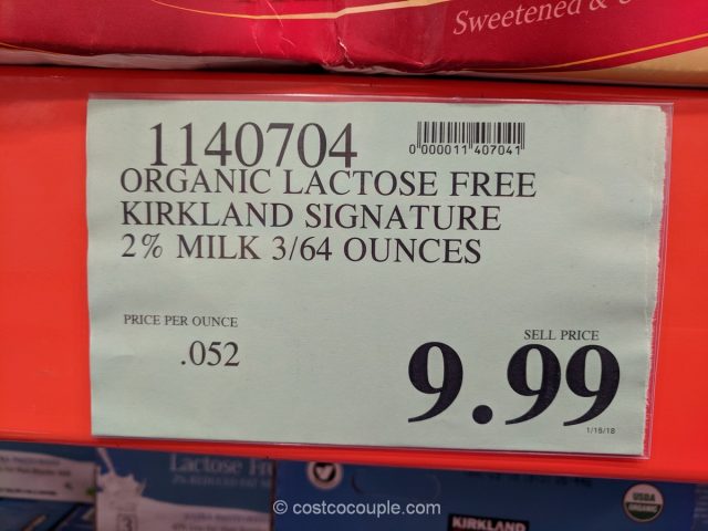 Kirkland Signature Organic Lactose Free 2% Milk Costco 