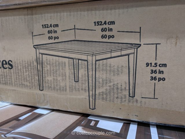 Pulaski Furniture 9-Piece Counter Height Dining Set Costco 
