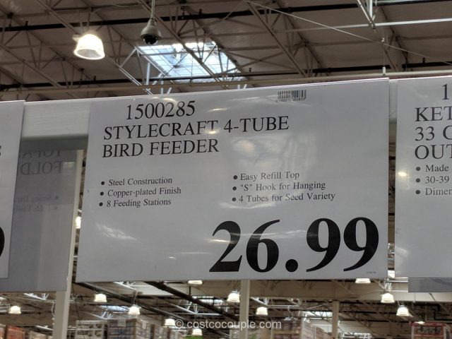 Stylecraft 4-Tube Bird Feeder Costco