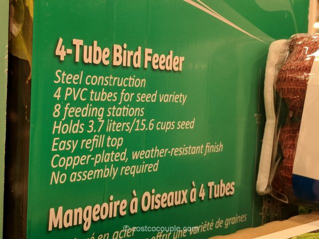 Stylecraft 4-Tube Bird Feeder Costco