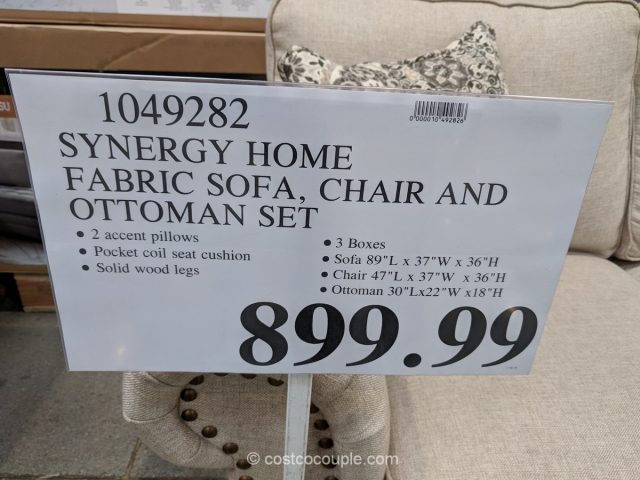 Synergy Home Sofa Set Costco 