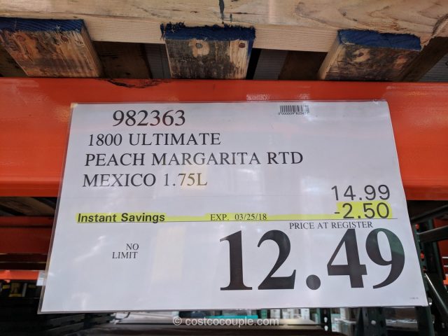 1800 Ultimate Peach Margarita Costco