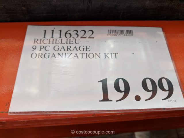 Richelieu Garage Organization Kit Costco 