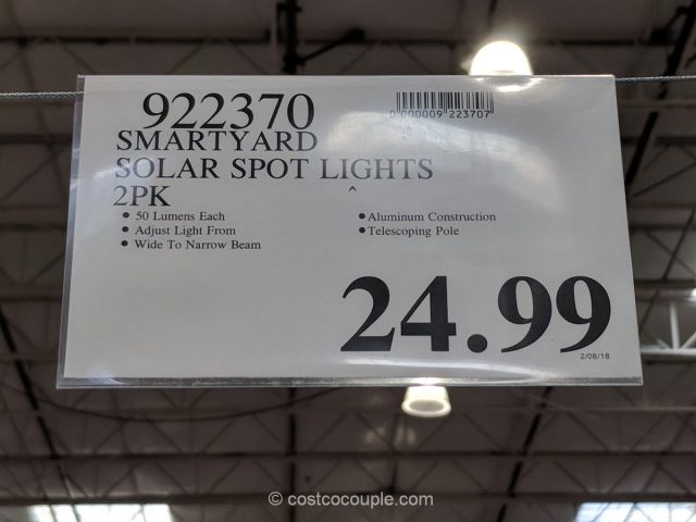 Smartyard Solar Spot Lights Costco 
