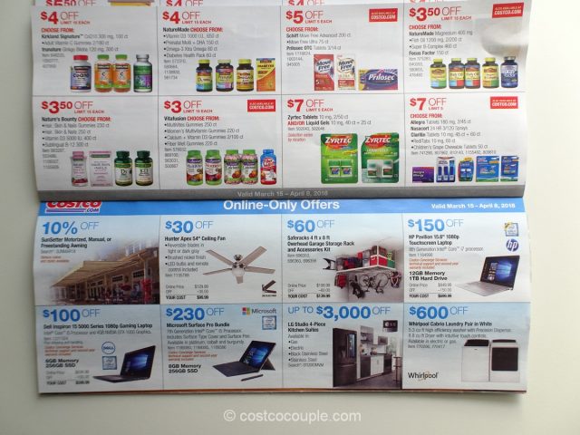 Costco March 2018 Coupon Book 03/15/18 to 04/08/18
