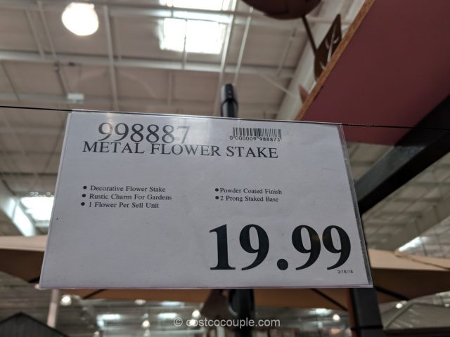 Metal Flower Stake Costco 
