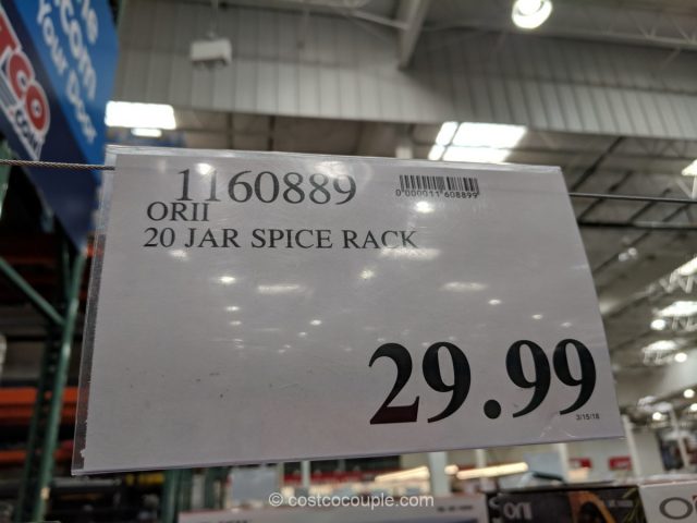 Orii 20 Jar Spice Rack Costco 